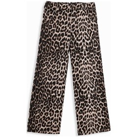 Resim Denokids Leopar Desenli Kız Çocuk Gabardin Pantolon Renkli 
