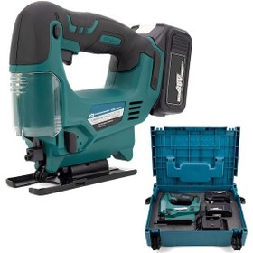 Resim Prohummer PH268 Şarjlı Kömürsüz Motor Ayarlanabilir Çift Bataryalı Dekupaj Testere Mavi 