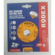 Resim Rodex Soketli Elmas Testere 115*22.23 Mm 