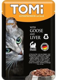 Resim Tomi Premium Pouch Kazlı ve Ciğerli Yetişkin Kedi Konservesi 100 G 