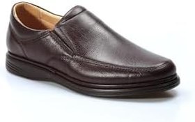 Resim Fast Step Hakiki Deri Erkek Loafer Ayakkabı 815MBA1301, Kahve, 48 Beden 