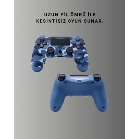Resim Hexa Dokunmatik Kontrollü Oyun Kolu - Menü Geçişleri ve Komutlar Için Kolay Erişim 