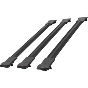 Resim Seat Alhambra 2 (7N) 2010-2020 Arası ile Uyumlu FLY Model Ara Atkı Tavan Barı Siyah 3 Adet 