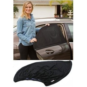 Resim Araba Yan Cam 2 Adet Güneşlik Perdesi 