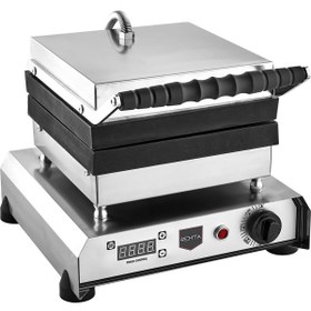 Resim Remta Değişebilir Plakalı Kare model Waffle Makinası Elektrikli 