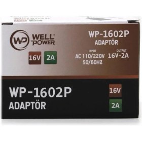 Resim Wellpower 16V 2A Multiswitch Santral Adaptör (5.5x2.5) 