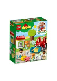 Resim LEGO® Duplo 10950 Town Kasabası Traktörü ve Hayvan Bakımı 27 Parça 