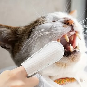Resim Köpekler ve Kediler için Pet Temizleme Islak Mendiller, Küçük Hayvanlar için Naylon Kulak Kanalı Temizleyici 