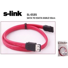 Resim S-Link Sl-Es35 Sata To Esata 50Cm E-Sata Kablosu 