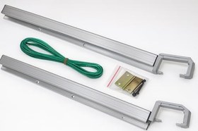 Resim Made Balkon Çamaşır Kurutmalığı, Alüminyum, Kare, Sabit, Yüksek Kalite, Dayanıklı Çamaşırlık, 5m Kaplamalı İp Dahil 