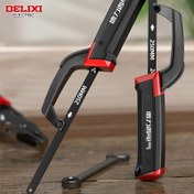 Resim DELIXI ELEKTRİK METAL ve ahşap için tasarlanmış dayanıklılık ve konforlu mini testere çerçevesi 