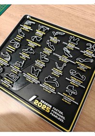 Resim Moto Gp 2025 Motogp Sezon Özeti Takvimi Yarış Tutkunlarına Özel Dekoratif Tablo 