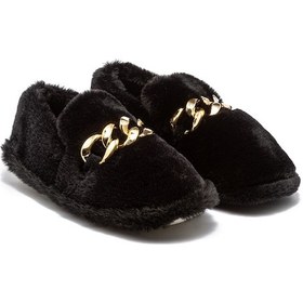 Resim Angel Kadın Peluş Ev Ayakkabısı Siyah 37/41 Siyah 