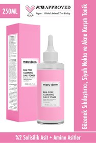 Resim Maruderm Gözenek Sıkılaştırıcı, Siyah Nokta ve Akne Karşıtı BHA Tonik 250 ML 