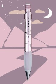 Resim Deep Versatil Kalem Mekanik Kurşun Kalem 0.7mm Met Roze Ay-yıldız Sv-deep-07-dmroze Rose 