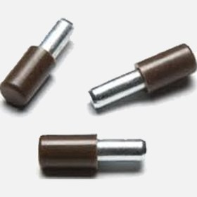 Resim Adilon Plastik Metal Başlı Raf Pimi 10'lu Kahve 