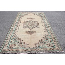 Resim Halı, Anadolu Halısı, El Yapımı Halı, Eski Halı, Organik El Dokuma Yün Halı 165 X 278 Cm Srd0707 