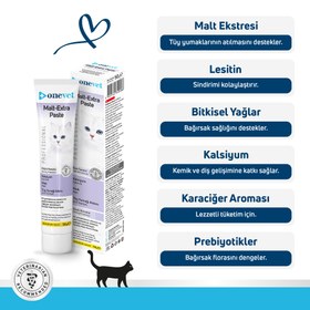 Resim OneVet Malt Extra Paste Tüy Yumağı Önleyici Kedi Maltı - 50 gr 