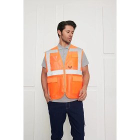 Resim Mervem Ikaz Yeleği Mühendis Tipi Reflektörlü 