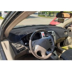 Resim 2000-2005 Hyundai Tucson Torpido Koruma Halısı Kenar Renk Siyah 
