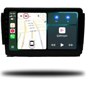 Resim MarTechno Android Multimedya 4GB RAM 32GB Hafıza Peugeot 208 2012-2020 ile uyumlu 