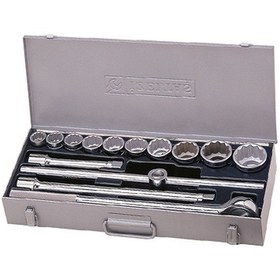 Resim İzeltaş 1419 00 6114 3/4 On İki Köşe Lokma Anahtar Takımı 14 Parça, Sae 