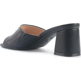 Resim Nine West Nacell 5fx Siyah Kadın Topuklu Terlik 