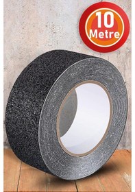 Resim 10 Mt Bondit Siyah Yapışkanlı Kaygan Zemin Basamak Merdiven Kaydı 