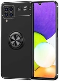 Resim Zipax Kılıf Ravel Yüzüklü Standlı, Samsung Galaxy A22 4G İle Uyumlu ZPY-9843 