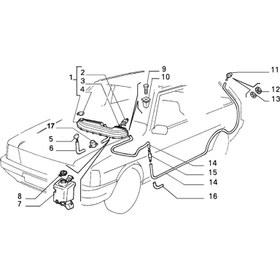 Resim Fiat Uno Far Yıkama Su Depo Kapağı 7652914 