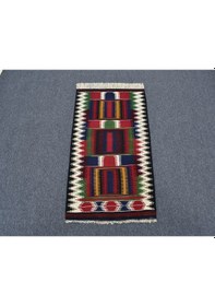 Resim Zehra Abla Halı El Dokuma Otantik Karapınar Yün Kilim 6363 