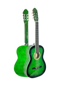 Resim Victor Klasik Gitar Seti Yeşil Renk 