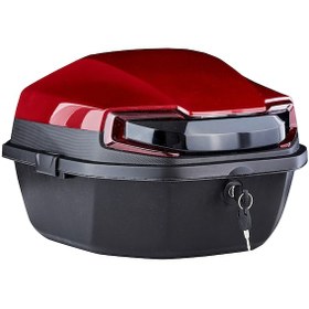 Resim Motosiklet Çantası 33 Litre Metalik Bordo 