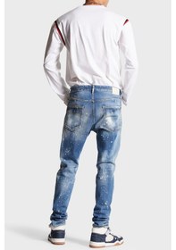 Resim Dsquared2 Erkek Kot Pantolon S74lb1443 S30789 470 Lacivert 
