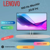 Resim Lenovo 23.8" 1ms 100Hz Fhd IPS Monitör 