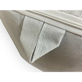 Resim Hurç Melanj, Astarlı, Tekli, Açık Gri, Büyük Boy 50x50x100 Gri 