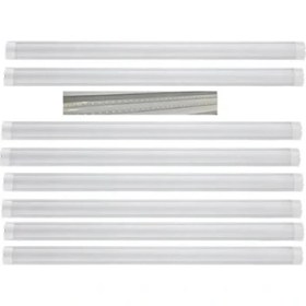 Resim Lighttech GOLD ROYAL Çift Sıra Ledli 40W 120 cm Yatay Bant Armatür Beyaz Işık - 4 Adet 