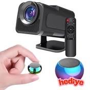 Resim 4K Vizyon HY320 PROJEKSİYON CİHAZI (MİNİ DEĞİL) 1080P 300ANSİ TAŞINABİLİR PORTATİF PROJEKTÖR ANDROİD İŞLEMCİLİ 