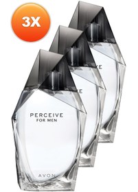 Resim AVON Perceive Erkek Parfüm Edt 100 Ml. Üçlü Set 