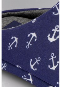 Resim Twigy Tw Mavi Çapa Erkek Ev Terlik Lacivert 