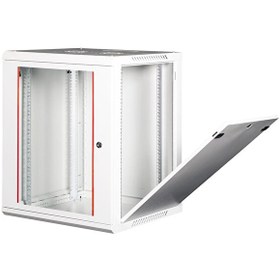 Resim Lande 15U 19" 600x600 MM Duvar Tipi Rack Kabinet - Açık Gri 