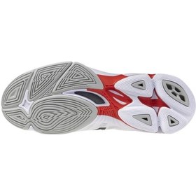 Resim Mizuno Wave Lightning Pro Unisex Voleybol Ayakkabısı Beyaz / Siyah Çok Renkli 