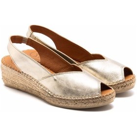 Resim Tonı Pons Bernıa P Bernia P Espadril Sandalet Kahverengi Platınum 