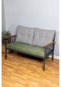 Resim Bank Minderi İç Ve Dış Mekan Minderi Özel Ölçü 50x160x8 Cm Yeşil 