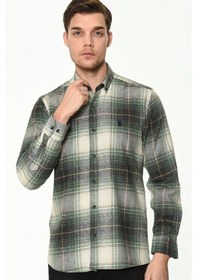 Resim G702 Dewberry Erkek Gömlek-yeşil Yeşil 