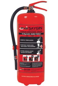 Resim Saygın Yangın 12 Kg Kkt(kuru Kim.toz)ysc %40lık Map 