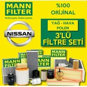 Resim Nissan Qashqai 1.5 Dcı Mann-Filter Filtre Bakım Seti 2014-2018 (495301689) 