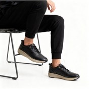 Resim MARCOMEN 21114 Erkek Spor Ayakkabı – Siyah Deri & Konforlu Tasarım 