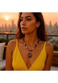 Resim Elit Serisi Ametist Inci Ruhsal Arınma Depresyon Azaltma Ve Iç Hu Çok Renkli 