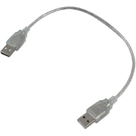 Resim Usb Erkek Erkek 40 Cm Şeffaf Kablo 